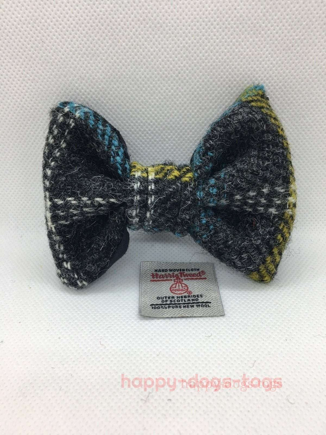 5 Ways to Style Your Pup with a Grey, Yellow, White Harris Tweed Dog Bow Tie