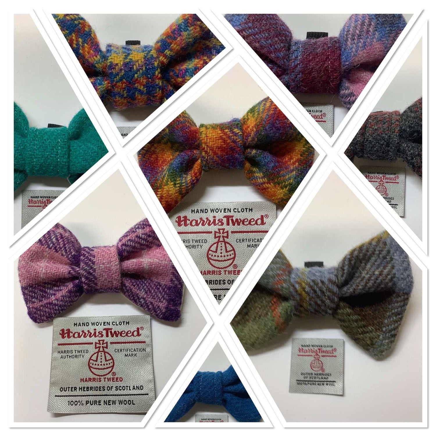 Selection of dog bow ties