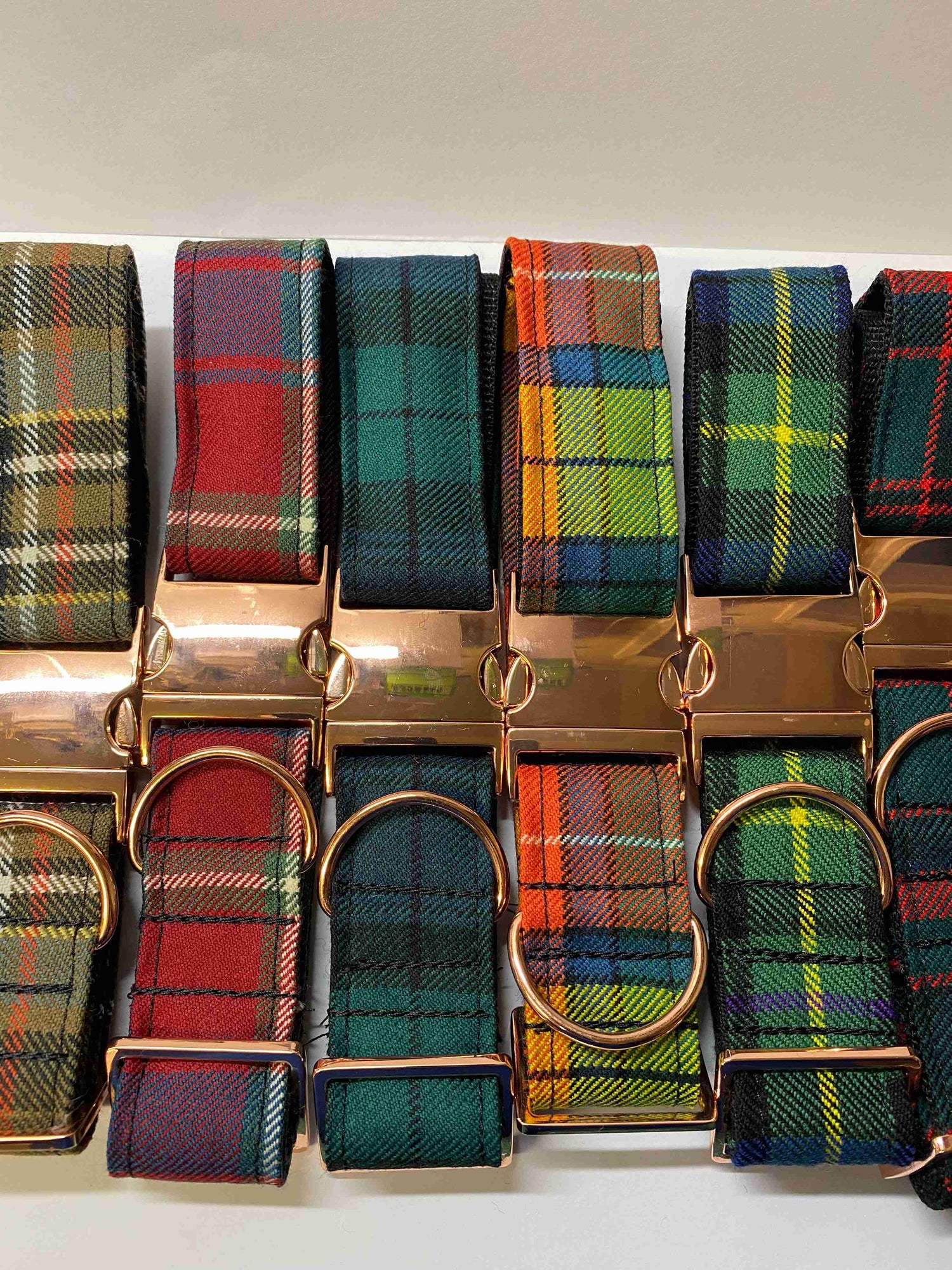 Extra Large Scottish Tartan Dog Collars