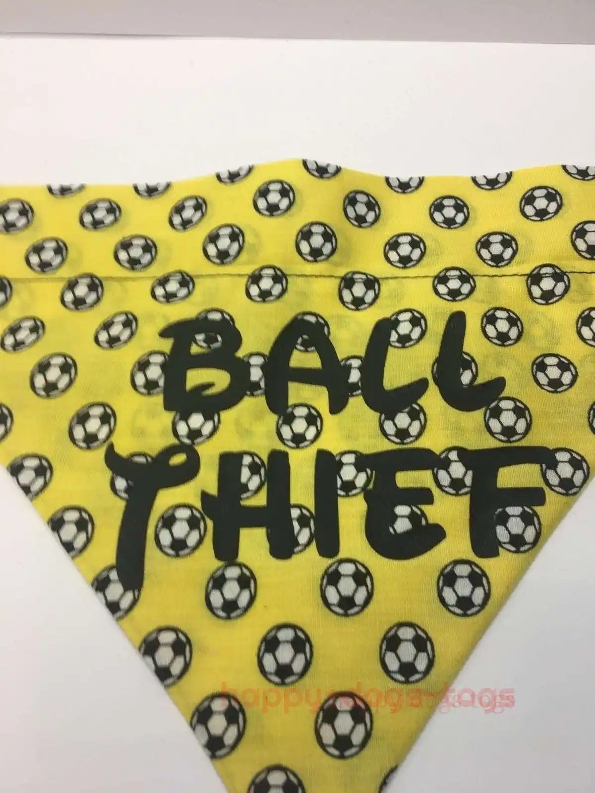 Yellow cotton Ball pattern Dog bandana