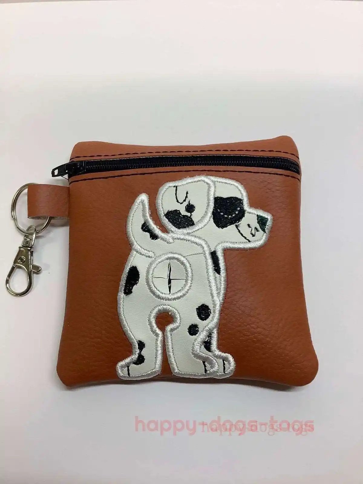 Dalmation dog poop bag dispenser - happy-dogs-togs