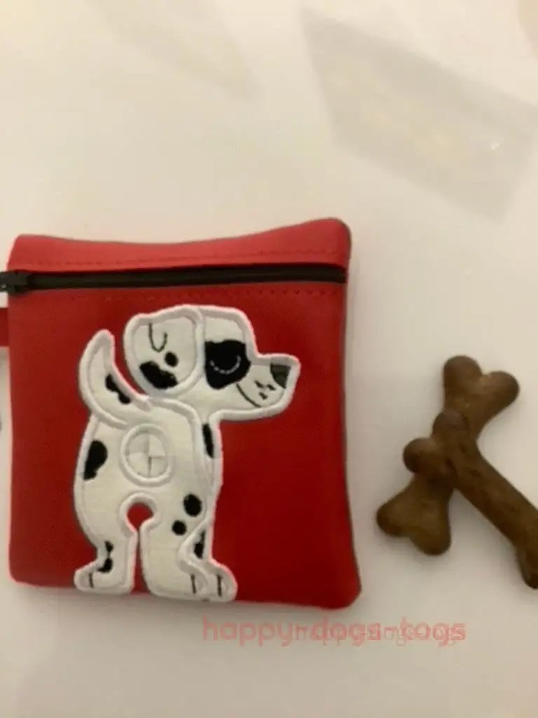 Dalmation dog poop bag dispenser - happy-dogs-togs