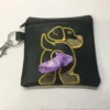 Black Rottweiler Dog poo bag dispenser