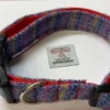 Lilac Pastel Stripe Harris Tweed Dog Collar - Image 3
