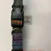 Shades of Blue Check Harris Tweed Dog Collar - Image 2