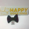 Raspberry, Lime , Blue Check HARRIS TWEED Dog Bow Tie - Image 3