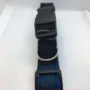 SCOTTISH TARTAN DOG COLLAR BLUE, BLACK, WHITE - Image 2