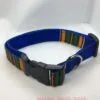 Blue Green and Yellow Dog Collar