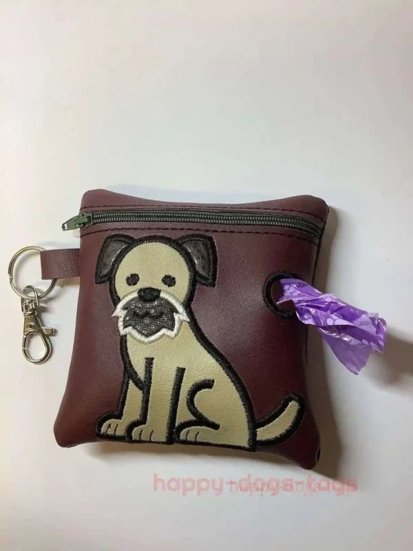 Border Terrier Dog Poop Bag Dispenser