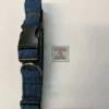 Light Blue Check Harris tweed dog collar - Image 2
