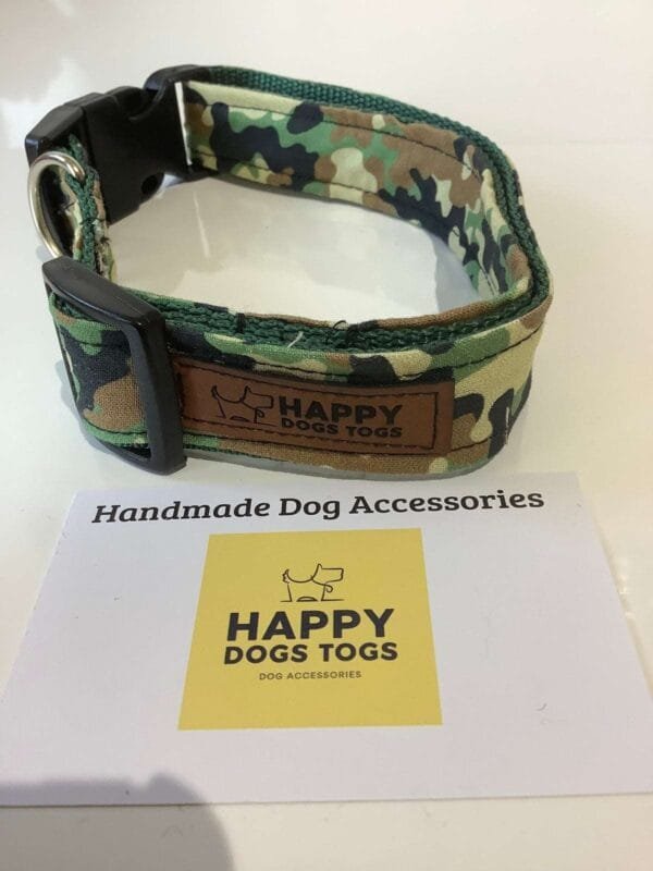 Large Camouflage Dog Collar