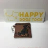 Embroidered Brown Sitting Rottweiler Poop Bag Dispenser - Image 2