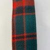 Extra Large Dog Collar Green with Red Check Tartan - Image 2