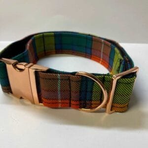 Extralargetartandogcollarmulticolourtartan Happy Dogs Togs1 Scaled