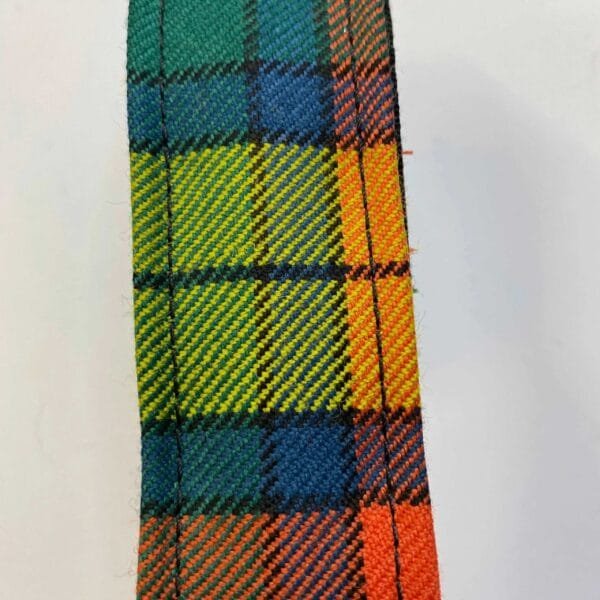 Extra Large Tartan Dog Collar Multi Colour Tartan - Image 2