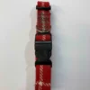 Red Check Harris Tweed Dog Collar - Image 3