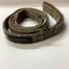 Harris Tweed Brown and Fawn Herringbone Dog Collar Set - Image 3