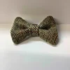 Harris Tweed Brown and Fawn Herringbone Dog Collar Set - Image 6