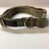 Harris Tweed Brown and Fawn Herringbone Dog Collar Set - Image 7