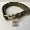 Harris Tweed Brown and Fawn Herringbone dog collar