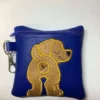 Embroidered Tan Retriever dog poo bag dispenser - Image 2