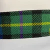 Extra Large Dog Collar Green, Black and Yellow Tartan - Image 2