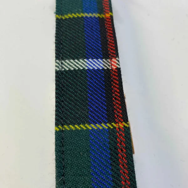 Extra Large Tartan Dog Collar Green And Blue Check Tartan - Image 2