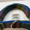 Harris Tweed Dog Collar Blue, Green, Red check - Image 2