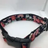 Black Oriental Floral Dog Collar - Image 2