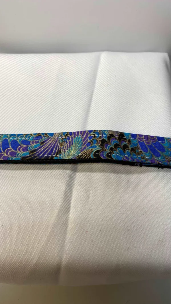 Large Blue Oriental Dog Collar - Image 2