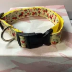 Yellow with Cherries Dog Collar