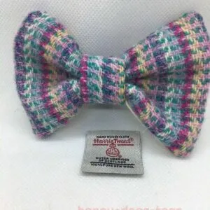 Handcrafted HARRIS TWEED Dog Bow Tie