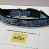 Handmade Collar For Dogs Mickie loves Minnie Blue - Image 2