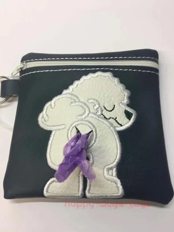 Bichon Frise Dog Poo Bag Holder
