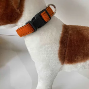 Orangeharristweeddogcollar Happy Dogs Togs1