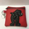 Red Embroidered Cockapoo Dog Waste Bag Dispenser - Image 2