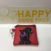 Red Embroidered Cockapoo Dog Waste Bag Dispenser - Image 3