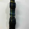 Scottish Tartan Dog Collar Blue with Yellow Check - Image 3