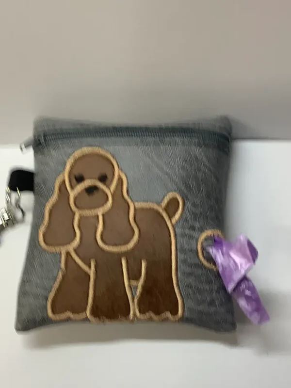 Tan Cocker Spaniel Poo Bag Dispenser - Image 2