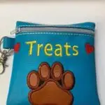 Paw Print Dog Treat Bag