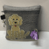 Fawn Labrdoodle poo bag dispenser