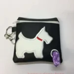 West Highland Terrier dog poop bag dispenser