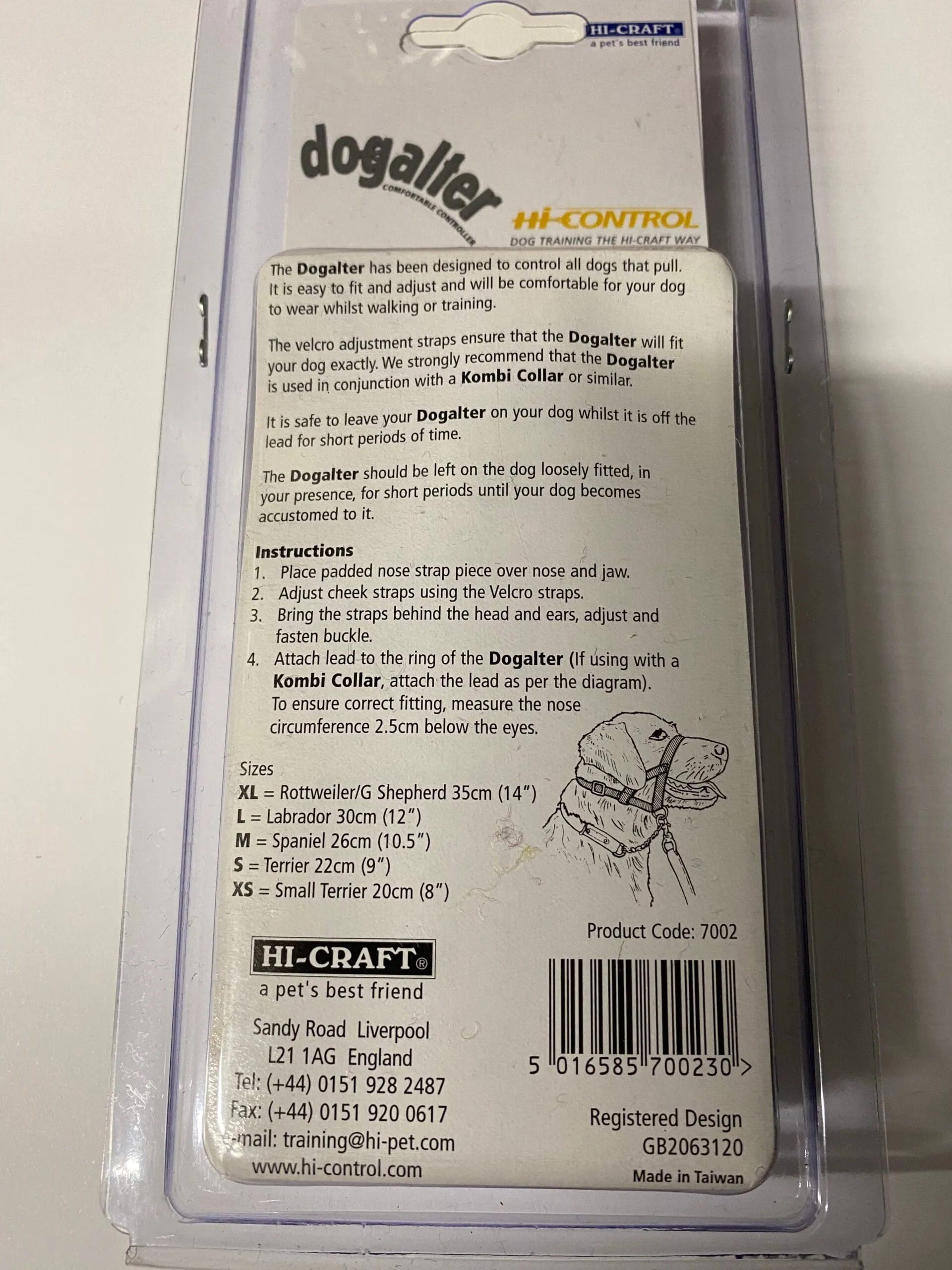 Hi Control Small DogAlter Head Collar - Image 2