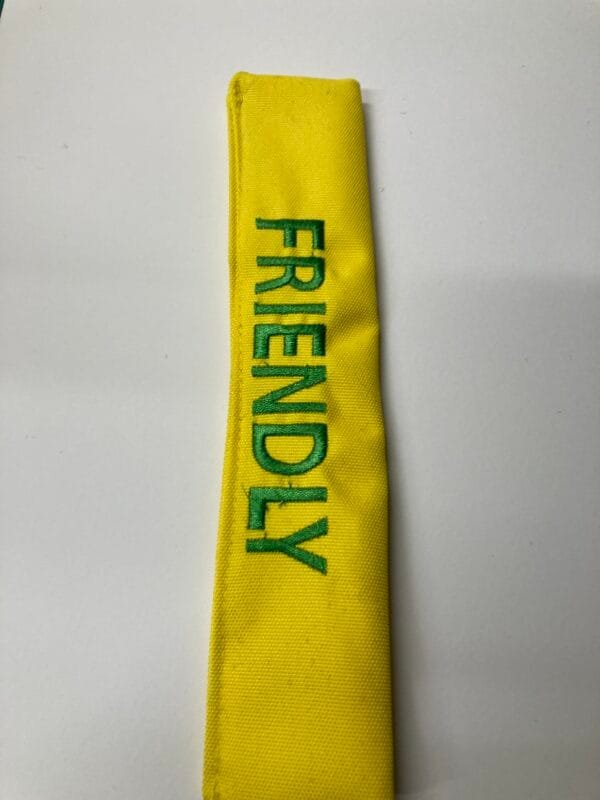 Friendly Dog Lead Warning Sleeve