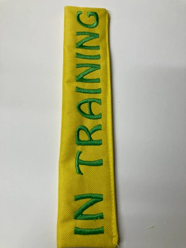 In Training Dog Lead Warning Sleeve