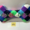 Handcrafted Harlequin fleece Dog Toy