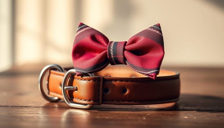puppy bow tie dog collar