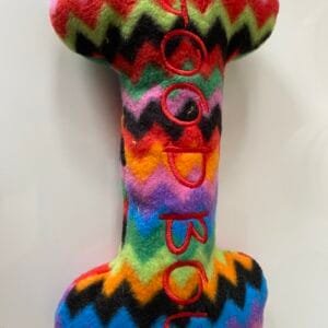 Bone Shape Good Boy Fleece Dog Toy