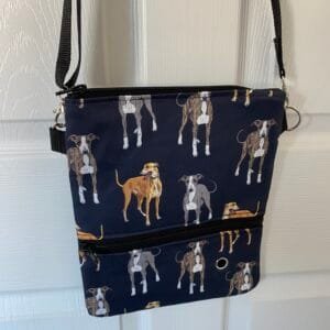 Greyhound Crossbody Dog Walking Bag – Stylish & Functional!