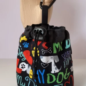 Love my dog , Gog treat bag front